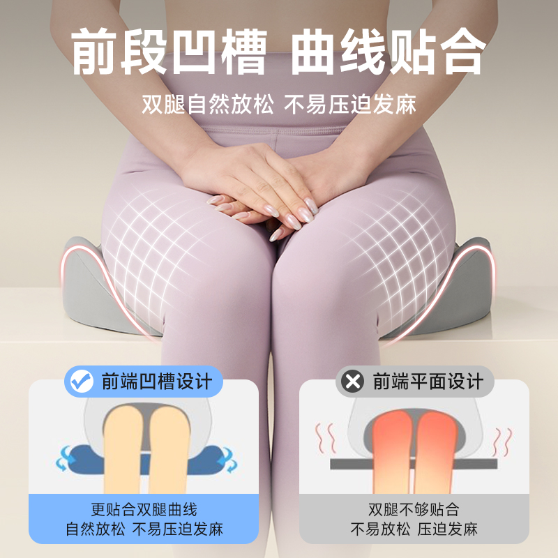 思莱宜坐垫防屁股痛办公室久坐护腰汽车椅子垫冬季透气四季记忆棉