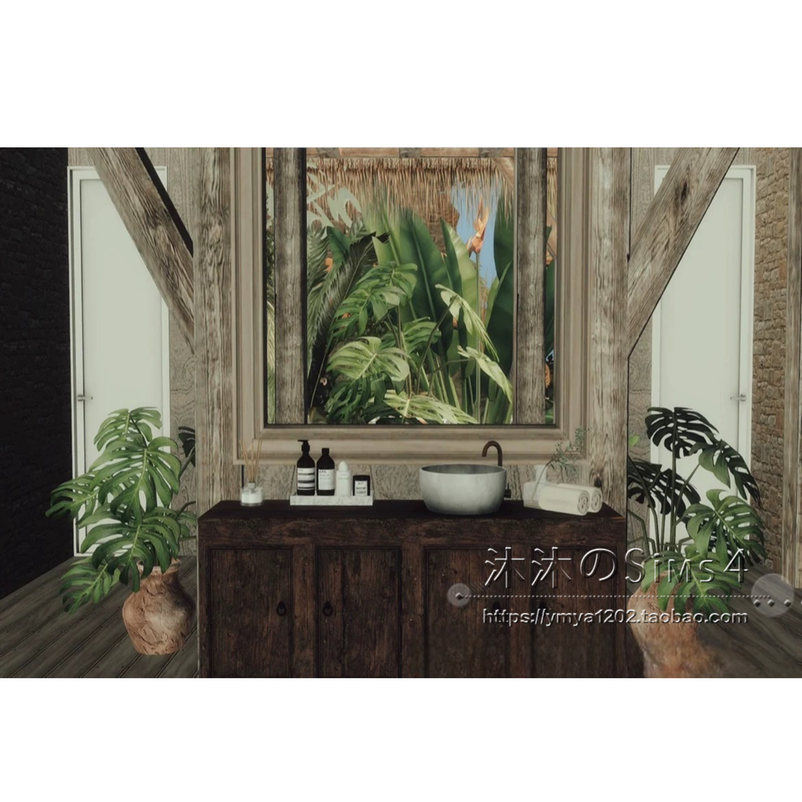 模拟人生4CC房屋mod|Le club岛屿餐厅可经营一套带家具30x30|#157 - 图2