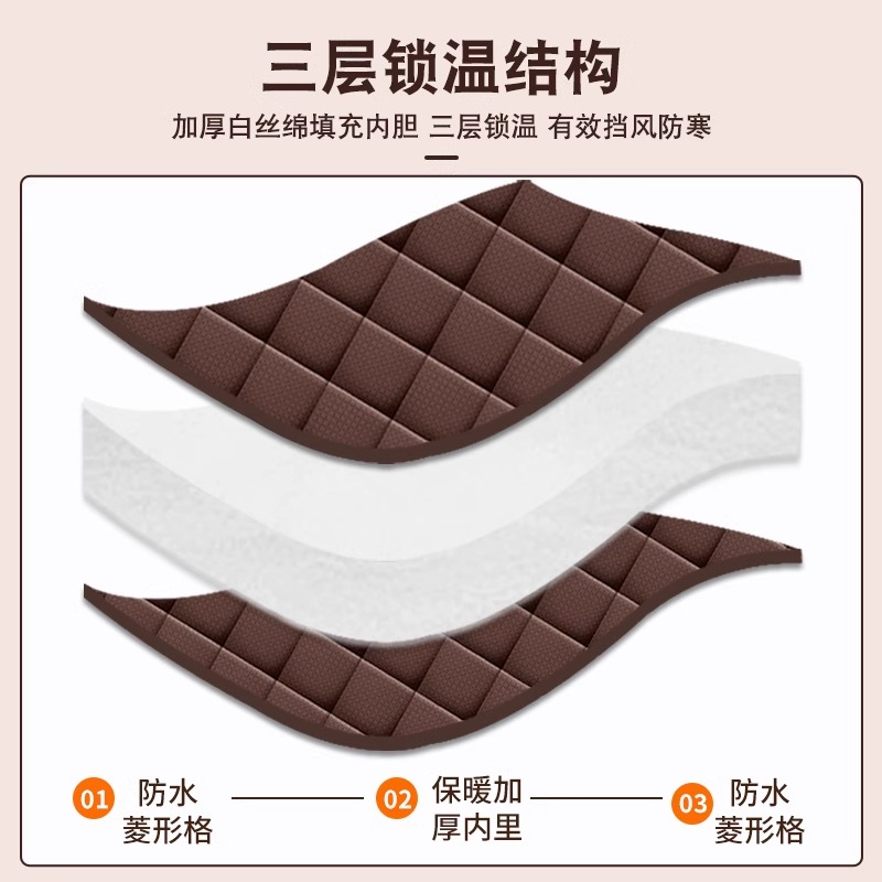 全磁条冬季加厚棉门帘家用保暖防风磁吸隔断帘保温防寒挡冷风隔音 - 图1