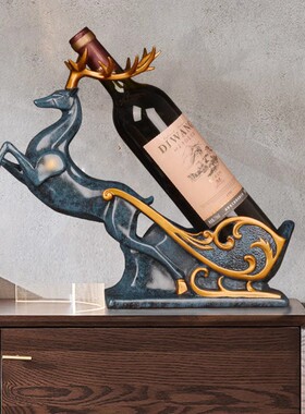 树脂酒架欧式复古玄关餐厅百搭