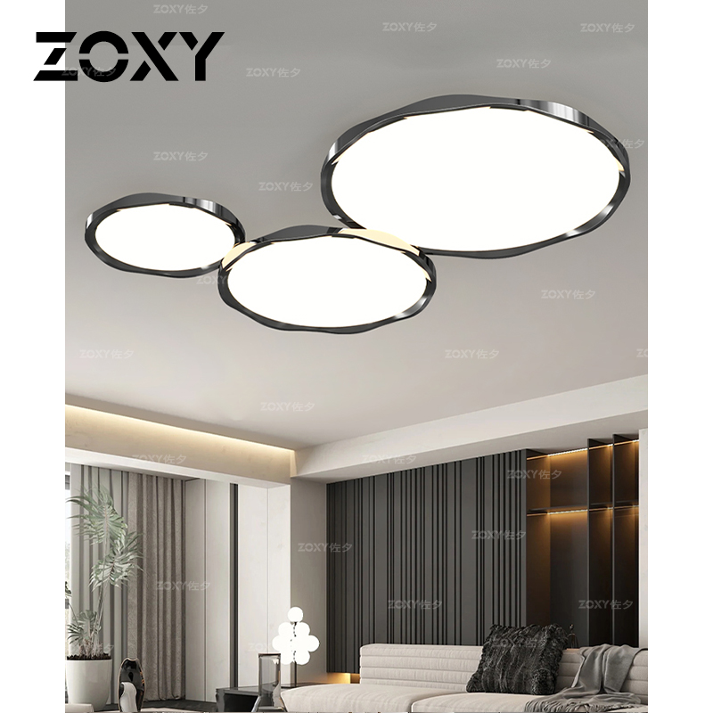 zoxy意式极简客厅灯现代简约护眼吸顶灯2025新款全光谱房间卧室灯 - 图1