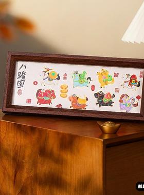 2026新年客厅玄关相框摆件春节台