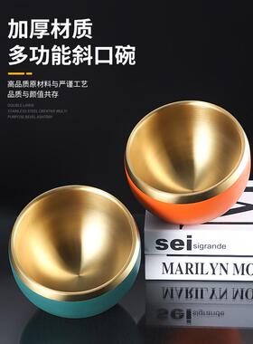 不锈钢烟灰缸家用防摔桌面垃圾桶厨房办公室茶几收纳桶盒餐桌清洁