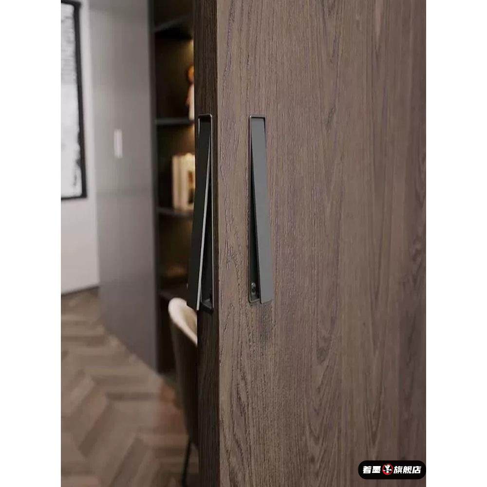 一字窄边按弹式口袋门拉手内嵌式推拉移门五金把手折叠门极简扣手,淘宝优惠券,粉丝福利购,淘宝优惠卷