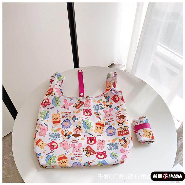 卡通可爱折叠环保购物袋饭盒包便当手拎袋小号迷你轻便易携带学生,淘宝优惠券,粉丝福利购,淘宝优惠卷