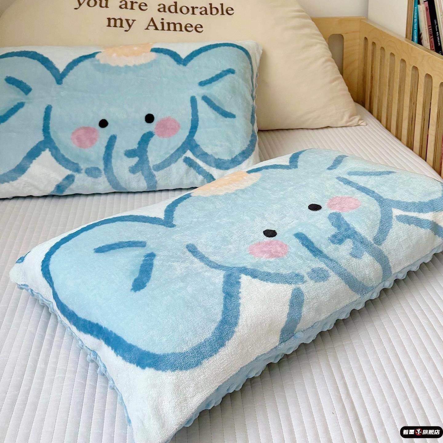 秋冬儿童乳胶枕专用枕头套宝宝绒套学生成人保暖高低枕波浪枕套,淘宝优惠券,粉丝福利购,淘宝优惠卷