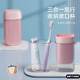 Portable storage box mouthwash cup travel toiletry set