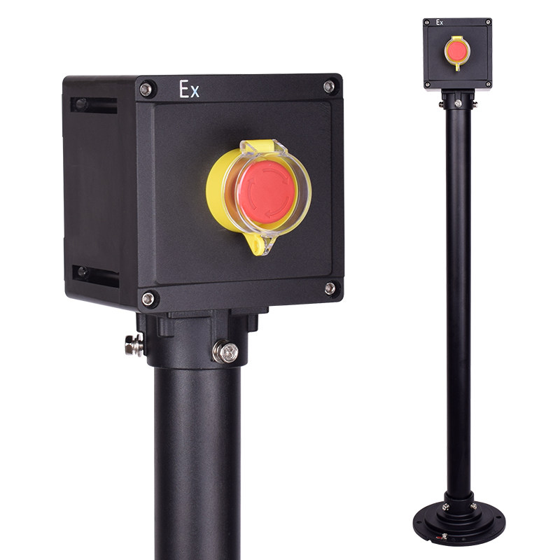 防爆操作柱立柱急停按钮开关盒旋钮就地控制箱防腐立式不锈钢立杆,淘宝优惠券,粉丝福利购,淘宝优惠卷