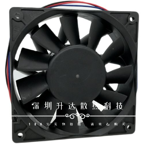 台达 暴力风扇 PFB1224UHE 24V 2.4A 12038 变频器大风量散热风扇 - 图3