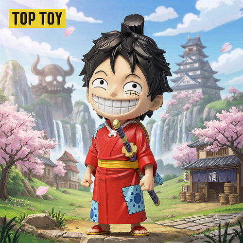 TOPTOY 航海王搞怪系列盲盒OnePiece海贼王和之国篇手办周边礼物 - 图1