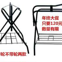 Saddle rack saddle rack iron pipe vertical landing saddle rack multifunctional folding horse with equestrian items