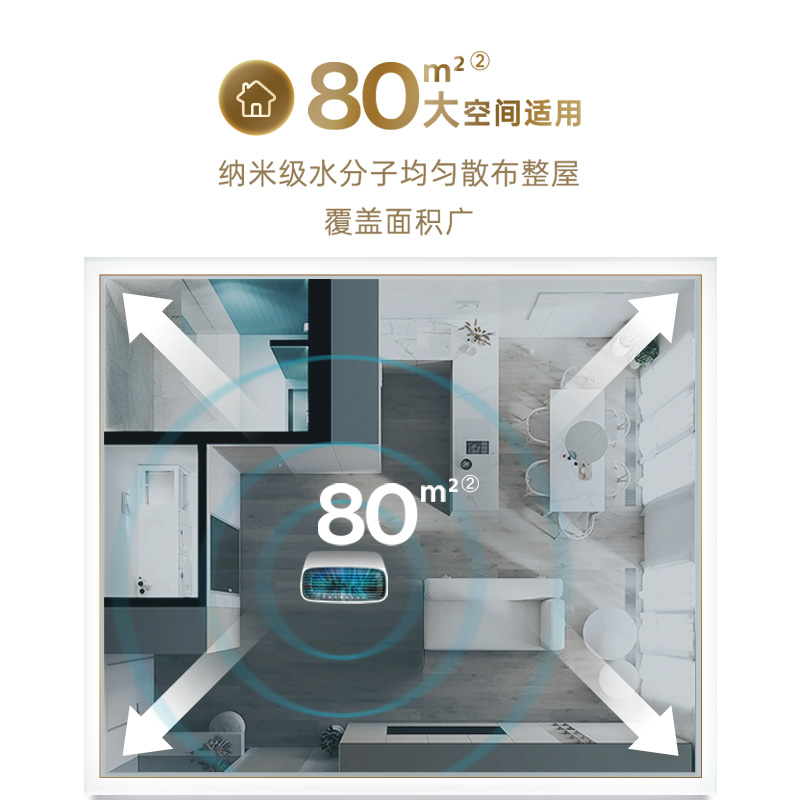 飞利浦空气净化器加湿一体机AC2726家用卧室客厅大容量除甲醛消毒 - 图2