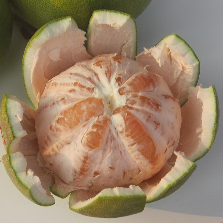 现货泰国进口金柚20#大果3只新鲜泰柚青柚子多汁蜜柚纯甜孕妇水果_虎窝淘