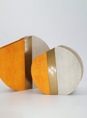 室内轻奢风拼接插花器软装饰品