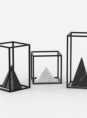 轻奢风大理石别墅会所客厅桌面