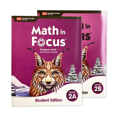 正版原版进口新加坡数学Math in Focus新版678年级初中数学教材Course 1A1B2A2B3A3B课本 练习册 现货 - 图1