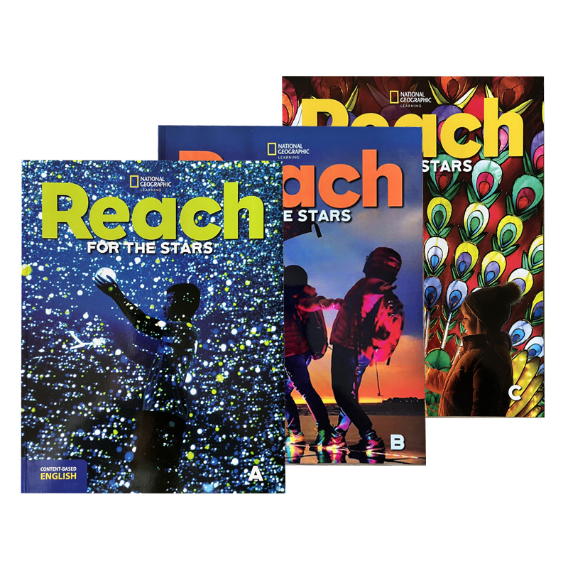 Reach for the Stars ABC级 国家地理2023版 幼儿英语教材   NGL高端幼儿启蒙原版进口  Reach Higher幼儿段教材 正版 带账号 - 图3