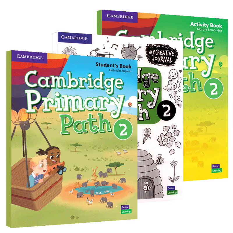 剑桥少儿英语 Cambridge Primary Path1-6 Student's Book+My Creaive Journal+Activity Book课本+练习册+创意日记 A1-B2 - 图2