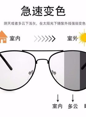 太阳镜男墨镜智能变色日夜两用蛤蟆镜司机开车钓鱼偏光眼镜驾驶镜