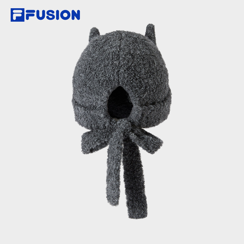 【羊角帽】FILA FUSION斐乐官方帽子女士针织帽2025新款毛线帽,淘宝优惠券,粉丝福利购,淘宝优惠卷