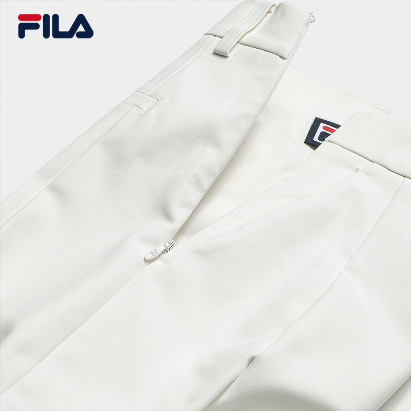 FILA 斐乐官方女士梭织裙2026春新款简约日常休闲撞色半身裙短裙,淘宝优惠券,粉丝福利购,淘宝优惠卷