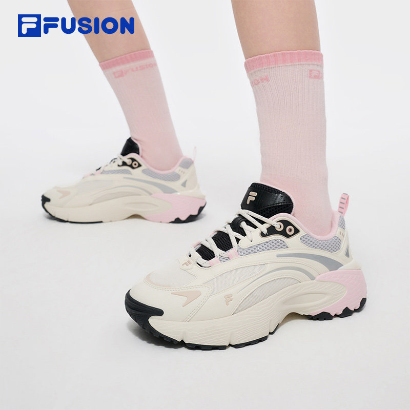 FILA FUSION 斐乐潮牌复古跑鞋2025春季新款女鞋轻便透气运动鞋女,淘宝优惠券,粉丝福利购,淘宝优惠卷