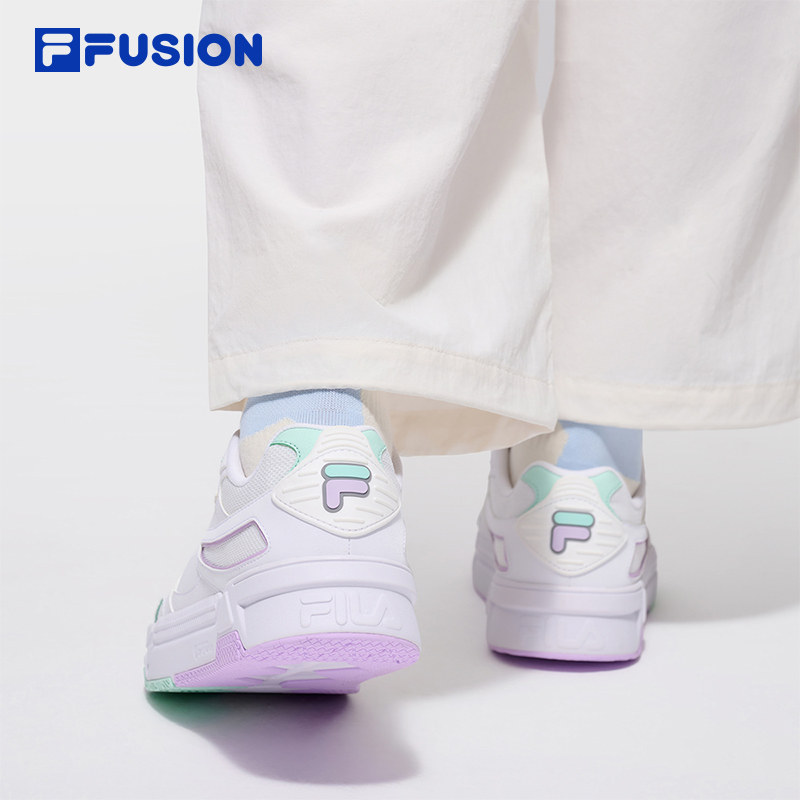 BANK丨FILA FUSION斐乐女士板鞋魔术贴2026新年红色女鞋运动鞋,淘宝优惠券,粉丝福利购,淘宝优惠卷