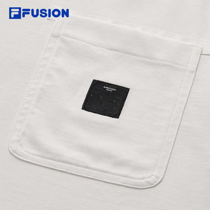 FILA FUSION斐乐潮牌男子针织短袖衫2025秋季新款休闲速干凉感T恤,淘宝优惠券,粉丝福利购,淘宝优惠卷