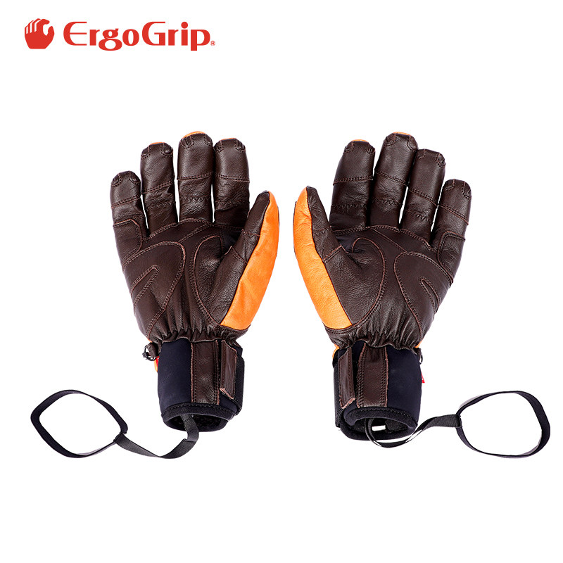 日本进口ErgoGrip滑雪手套真皮运动透气防风保暖夹棉摩托骑行手套,淘宝优惠券,粉丝福利购,淘宝优惠卷