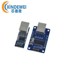 Machine NC single 28J60 network block E SPI moduli die W port Ethernet chip development board matching block