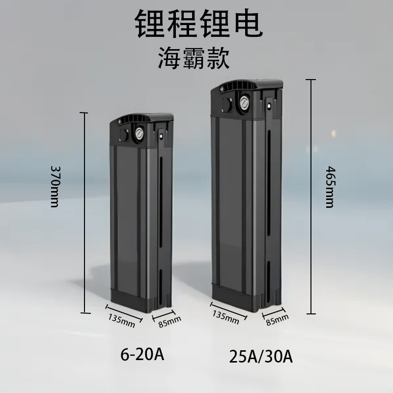 折叠车通用备用电瓶48V6-35A海霸大容量续航代驾车外卖专用锂电池 - 图0