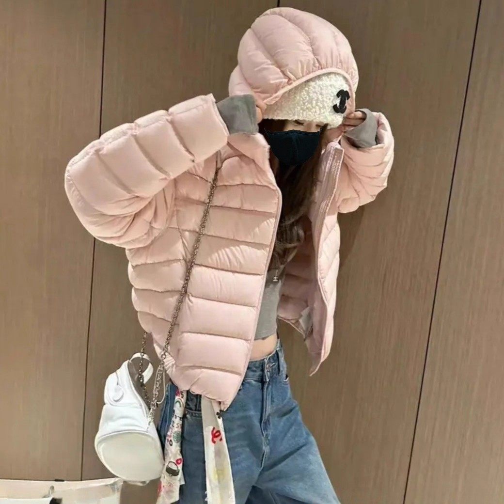 高级感超好看泡芙排骨90羽绒服女2025新款短款云朵轻盈感连帽外套,淘宝优惠券,粉丝福利购,淘宝优惠卷