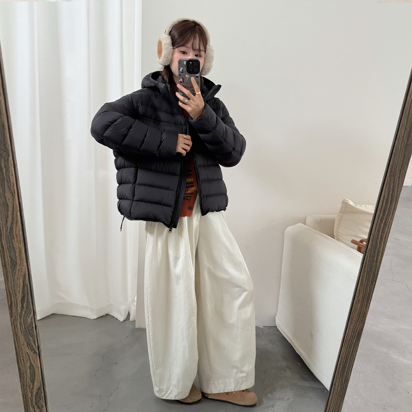 高级感超好看泡芙排骨90羽绒服女2025新款短款云朵轻盈感连帽外套,淘宝优惠券,粉丝福利购,淘宝优惠卷