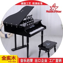音乐之星儿童钢J琴木质30键玩具小钢琴启蒙乐器早教生日礼物可弹