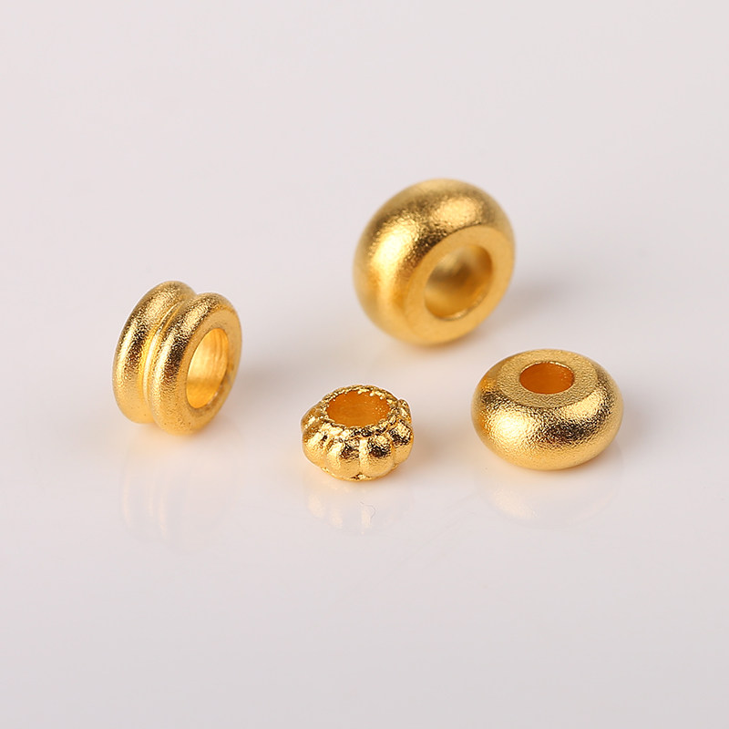 古法沙金磨砂硅胶定位隔片隔珠diy手工手链项链防滑扣固定扁珠,淘宝优惠券,粉丝福利购,淘宝优惠卷