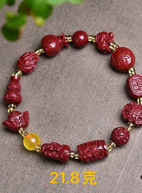 2026年紫金砂朱砂原创手串