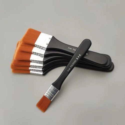 油漆刷尼龙排刷涂鸦绘画颜料刷美术生丙烯毛笔平头加厚清洁小刷子,淘宝优惠券,粉丝福利购,淘宝优惠卷