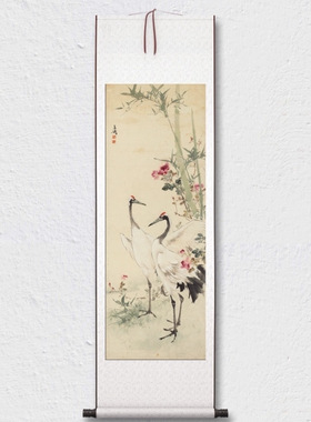 近代王雪涛动物八景工笔花鸟
