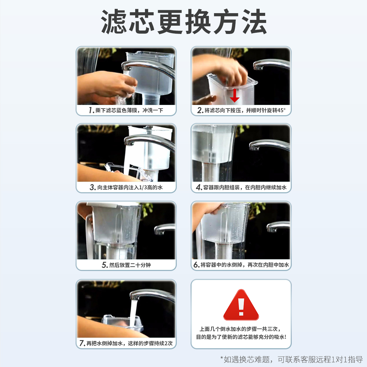 三菱净水壶滤芯cleansui可菱水滤水壶滤芯CPC5E适合CP405/CPC07