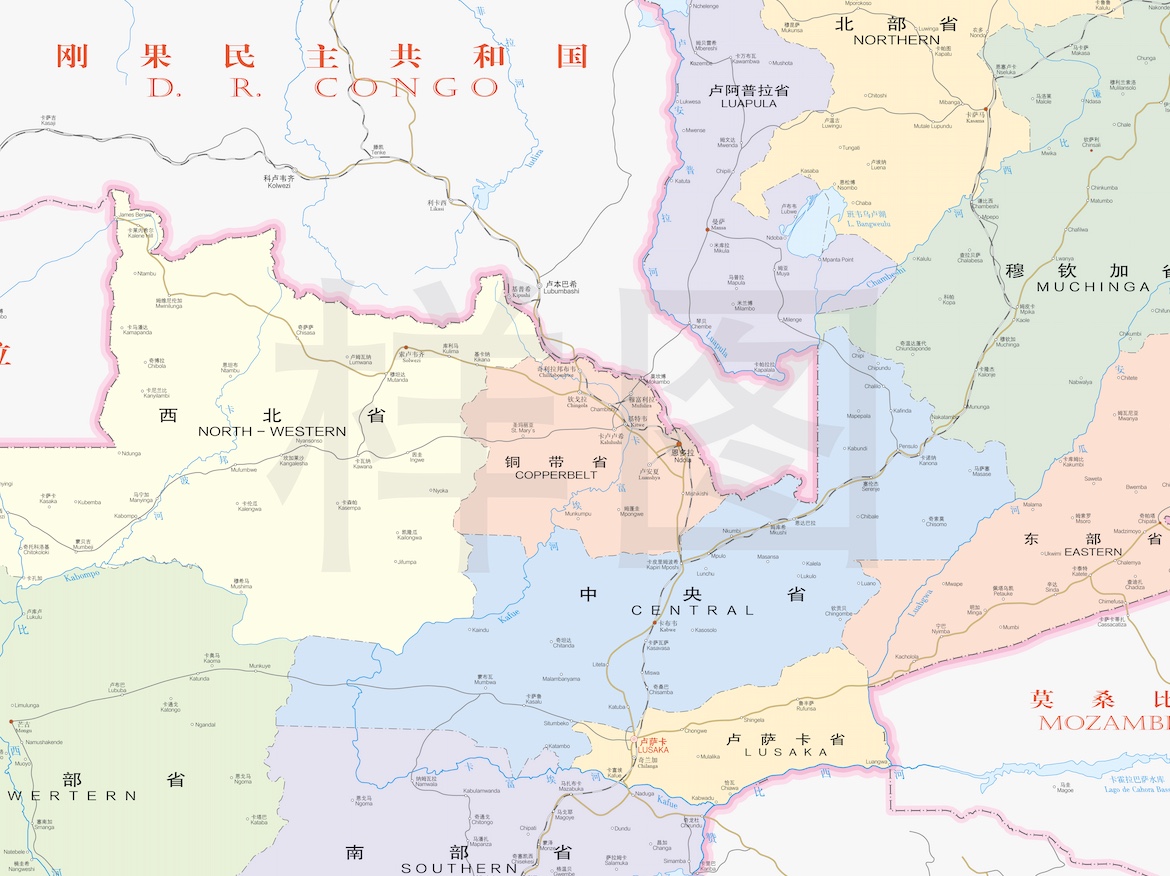 矢量地图定制设计制作中国地图电子交通政区地理水系标注打印-图3