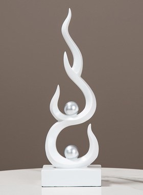 速发简约创意抽象艺术摆件酒视玄关软装饰品高档轻奢厅客电柜柜