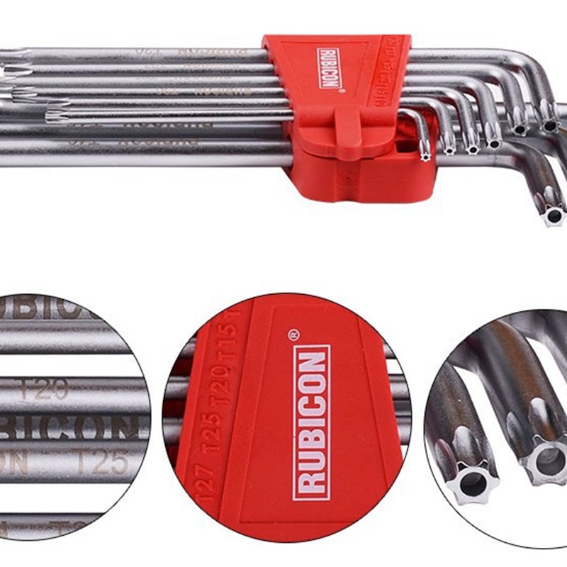 速发T宾汉RUBO梅花型内六角星星扳手套装R罗K-87L型形螺丝刀 - 图1