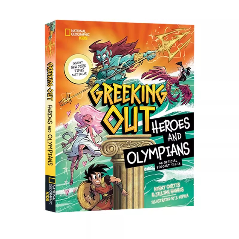 预售 希腊英雄和奥运选手 Greeking Out Heroes and Olympians 英文原版 古希腊神话故事 人文百科历史读物 - 图3