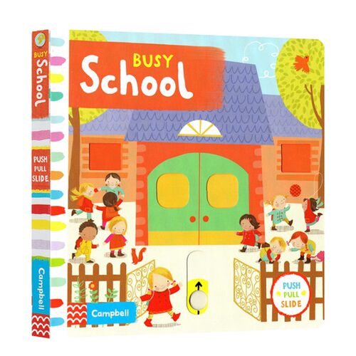 Busy book忙碌机关书 Big Steps 操作书 Wiggle and Giggle 咯咯笑 My Magical系列 机关操作纸板书 Campbell Books 英文原版绘本 - 图1