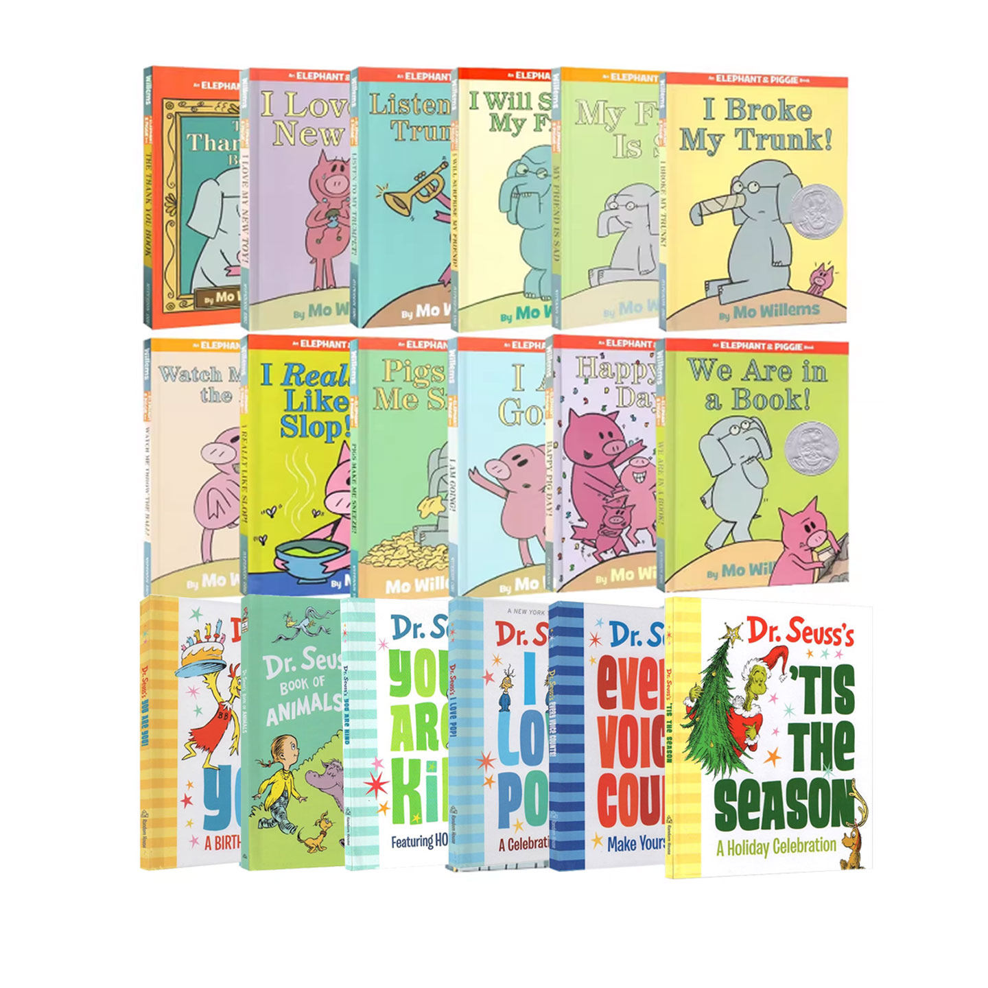 【150选6】英文原版 An Elephant and Piggie Book小猪小象+苏斯博士系列 吴敏兰 儿童绘本 亲子互动学习 精装