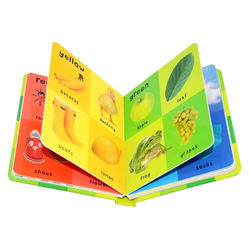 英文原版 First 100 Words /Animals/Colors shapes 系列盒装 3册 幼儿单词学习精装纸板书 图画图解词典
