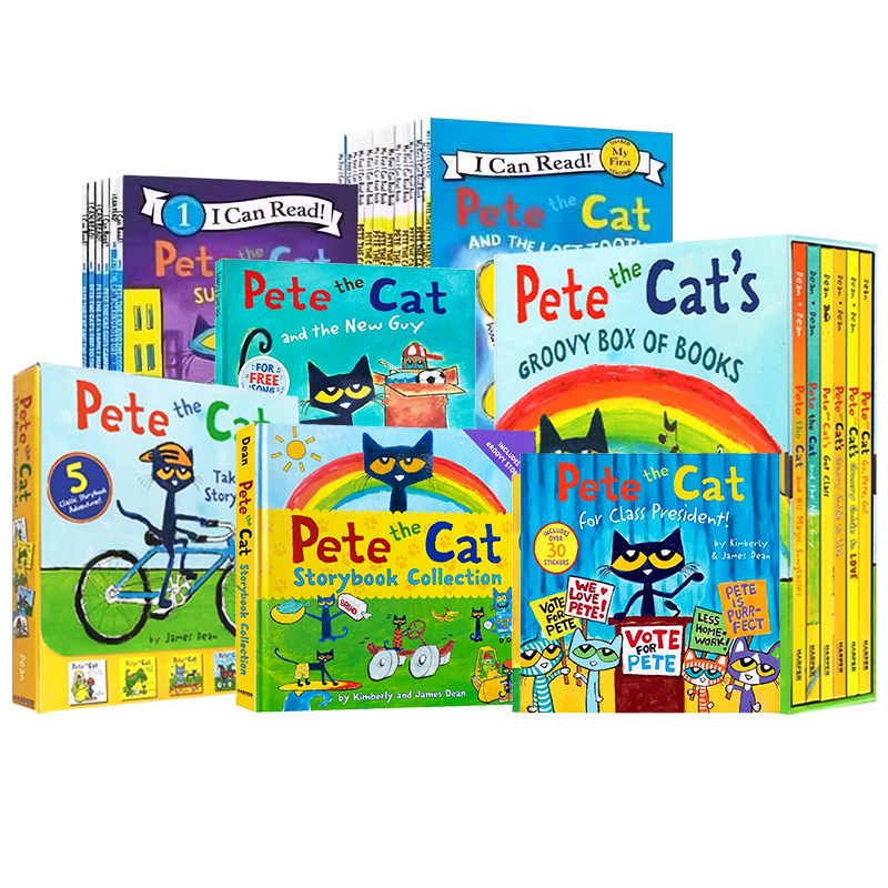 Pete the cat 皮特猫英语绘本 My First I Can Read系列 皮特猫好性格养成书 2-7岁故事书 吴敏兰常青藤爸爸书单