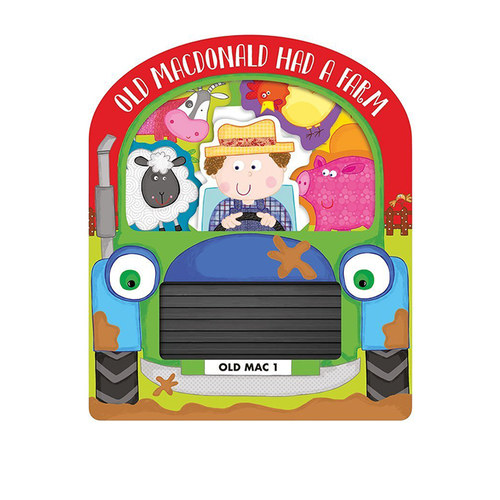 英文原版 MBI启蒙书 Old MacDonald Had a Farm 老麦克唐纳有一个农场 手提纸板书 经典儿歌童谣绘本 幼儿韵律 - 图2