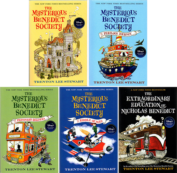 英文原版 The Mysterious Benedict Society Paperback Boxed Set 5册盒装 天才神秘会社 儿童冒险推理侦探小说 青少年小说 - 图0