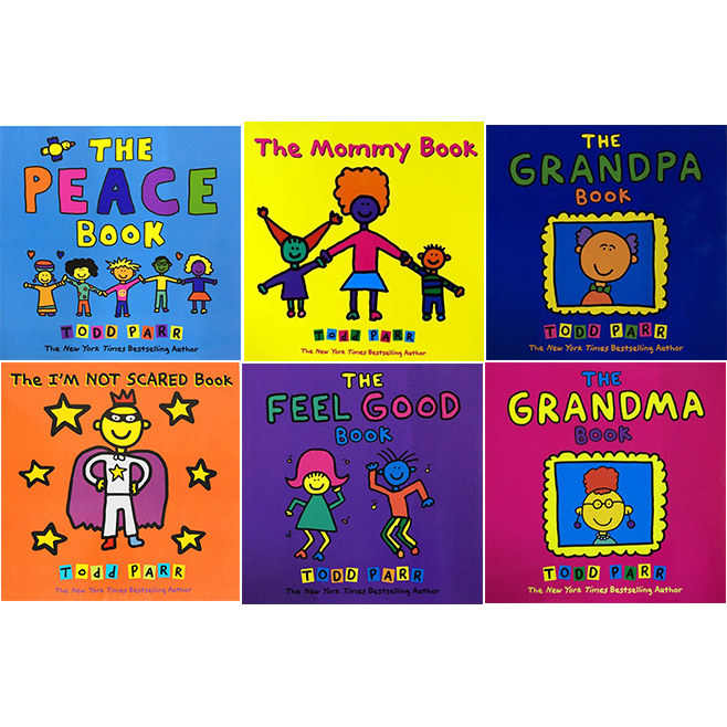 英文原版 Todd Parr 托德帕尔 低幼绘本大师 The Okay Book 纸板书 淘弟有个大世界 孩子的情商培养 儿童启蒙图画书